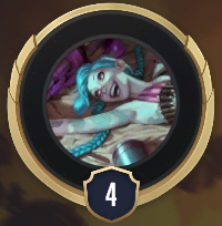 An image showing the Champion Level emblem for Jinx.